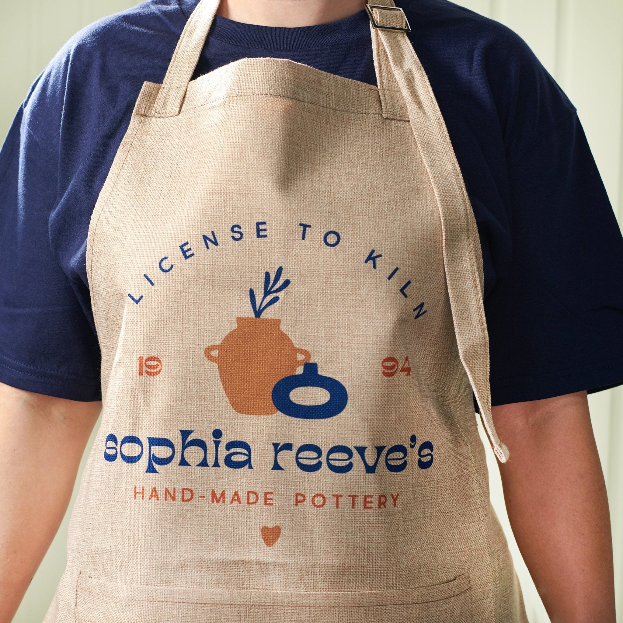 Personalised Pottery Apron - Oakdene Designs