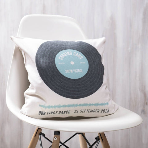 Personalised Record Cushion - Oakdene Designs