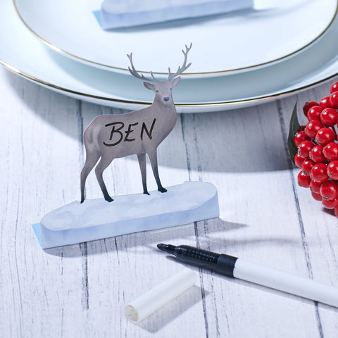 Personalised Stag Place Setting - Set of Six - Oakdene Designs