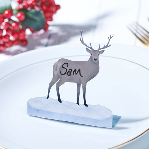 Personalised Stag Place Setting - Set of Six - Oakdene Designs