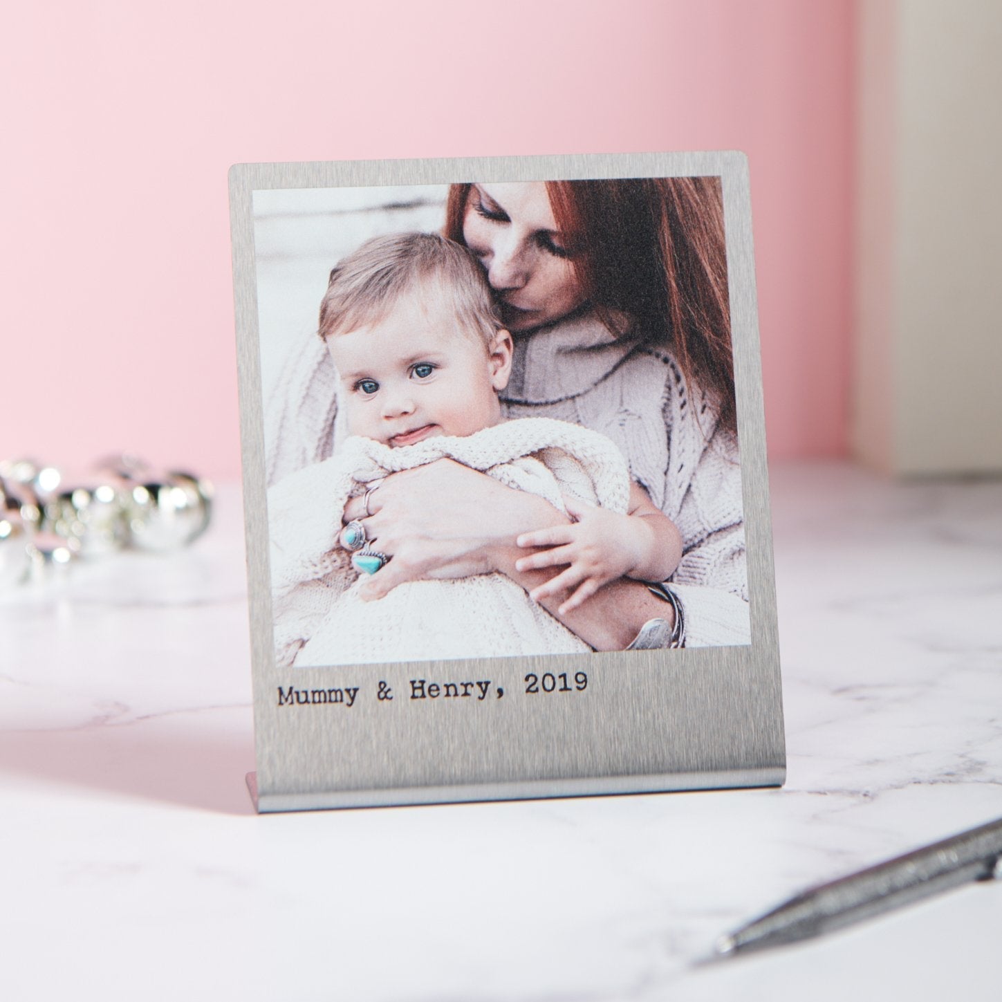 Personalised Stainless Steel Photo Print - Oakdene Designs