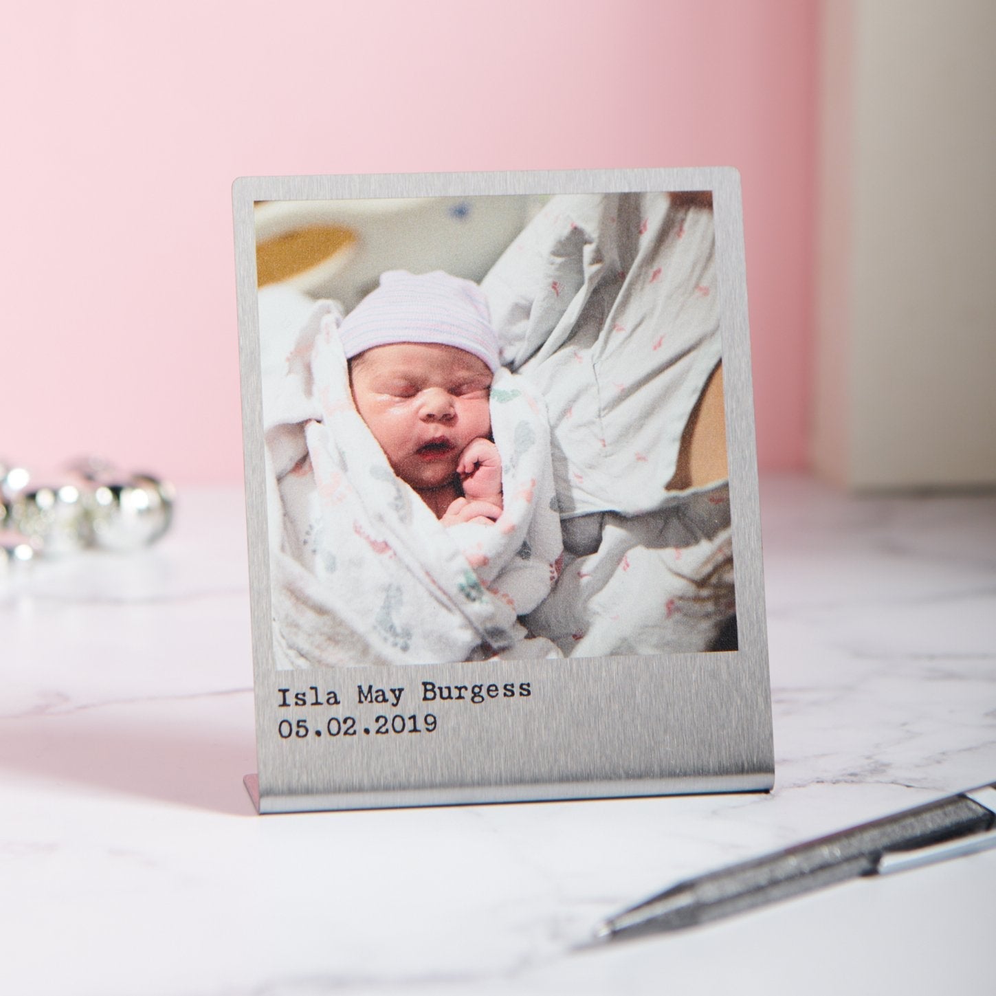 Personalised Stainless Steel Photo Print - Oakdene Designs