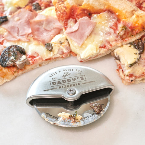 Personalised Stainless Steel Pizza Cutter - Oakdene Designs