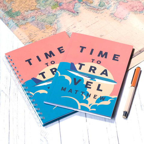 Personalised Travel Journal - Oakdene Designs