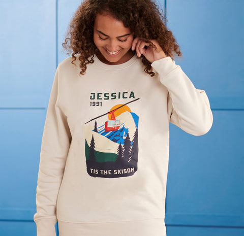 Personalised Unisex Alpine Ski Christmas Jumper - Oakdene Designs