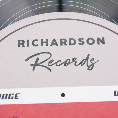 Personalised Vinyl Record Slipmat - Oakdene Designs