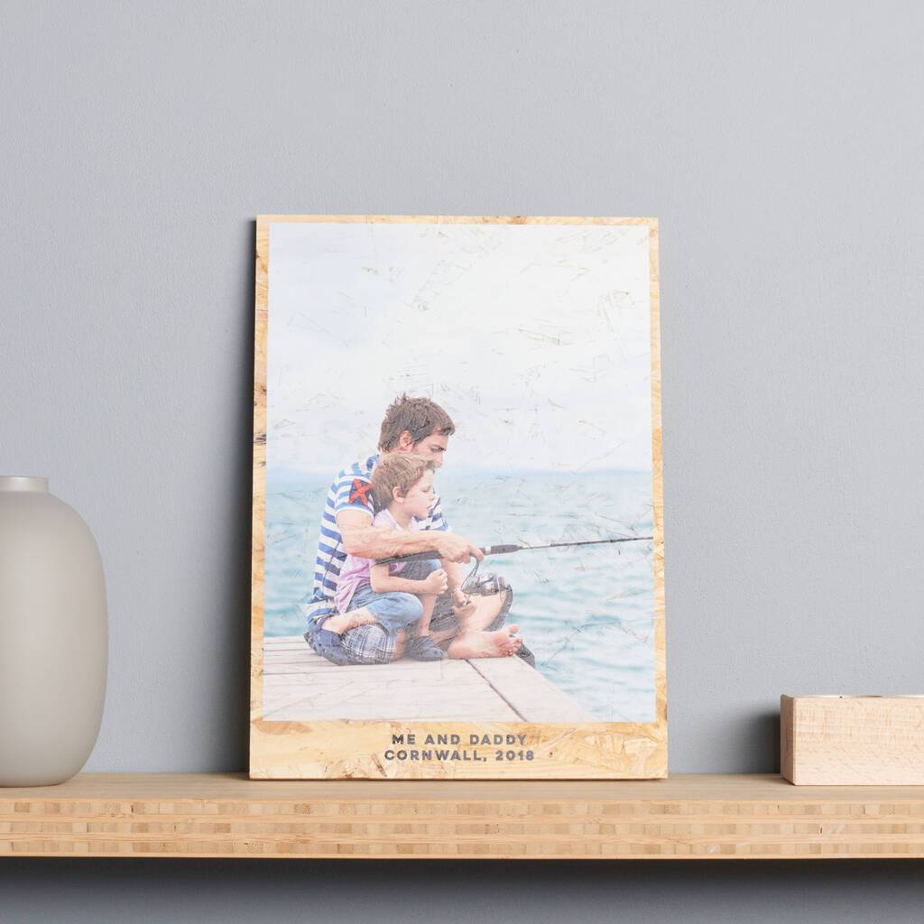 Personalised Wooden Photo Print - Oakdene Designs