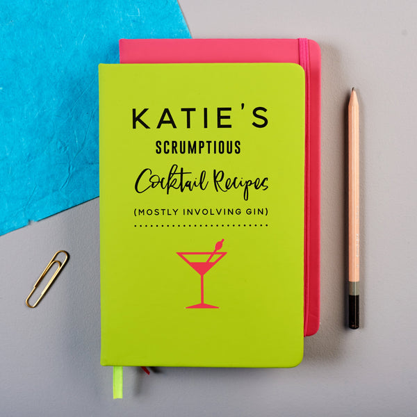 Personalised Pocket Cocktail Book 